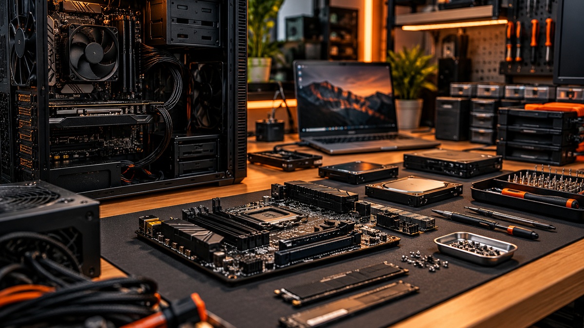 Custom PC components and graphics card